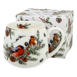 Obrázek pro produkt Hrnček Christmas Birds 0,43l porcelán