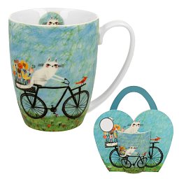 Obrázek pro produkt Hrnček Bicykel 0,36l porcelán