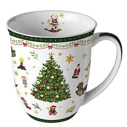 Obrázek pro produkt Hrnček Christmas Evergreen 0,4l porcelán