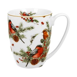 Obrázek pro produkt Hrnček Christmas Birds 0,36l porcelán