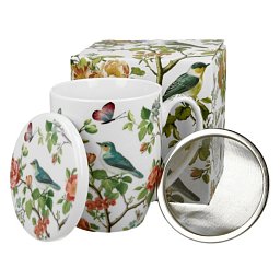 Obrázek pro produkt Hrnček byl. Vtáci na vetvičke 0,35l porcelán
