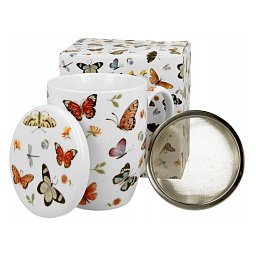Obrázek pro produkt Hrnček byl. Motýliky 0,35l porcelán