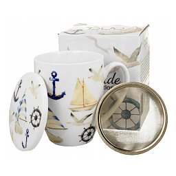 Obrázek pro produkt Hrnček byl. Plachetnice 0,36l porcelán