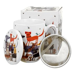 Obrázek pro produkt Hrnček byl. Psíky na prechádzke 0,36l porcelán