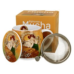 Obrázek pro produkt Hrnček byl. Topaz 0,43l porcelán