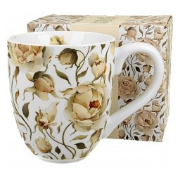 Obrázek pro produkt Hrnček Roses White 1l porcelán