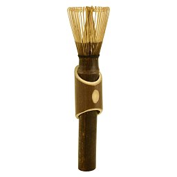 Obrázek pro produkt Metlička na čaj matcha s rúčkou Black Bamboo