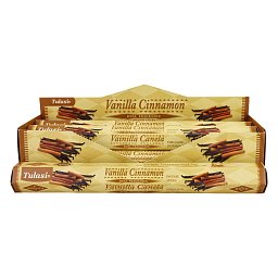 Vonné tyčinky Vanilla Cinnamon 20ks Obrázek pro produkt Vonné tyčinky Vanilla Cinnamon 20ks