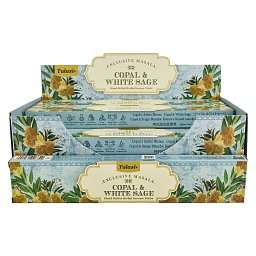 Vonné tyčinky Copal & White Sage 15g Obrázek pro produkt Vonné tyčinky Copal & White Sage 15g