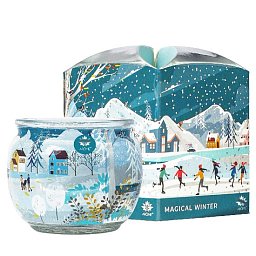 Sviečka Magical Winter 90g Obrázek pro produkt Sviečka Magical Winter 90g