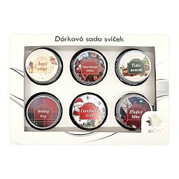 Obrázek pro produkt Darčeková sada sviečok Winter (mix vôní, 6x28g)