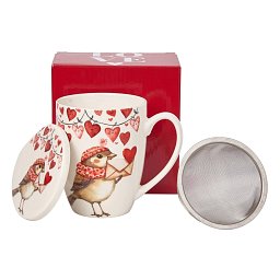 Obrázek pro produkt Hrnček byl. Vrabčiak 0,36l porcelán