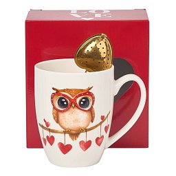 Obrázek pro produkt Hrnček so sitkom Sovička 0,36l porcelán