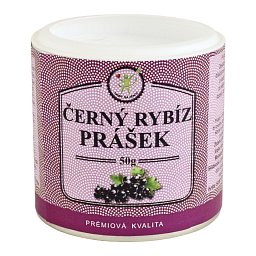 Obrázek pro produkt Černý rybíz - ovocný prášek 50g
