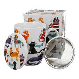 Obrázek pro produkt Hrnček byl. Štýlové mačky 0,36l porcelán