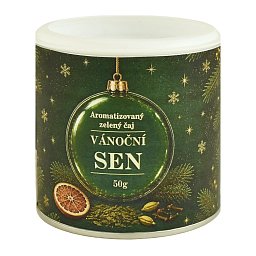 Obrázek pro produkt Zelený čaj Vianočný sen v dóze 40g