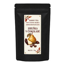 Obrázek pro produkt Káva mletá Hruška v čokoláde 70g