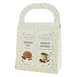Obrázek pro produkt Darčeková taška Kávové duo - Malina & Škorica