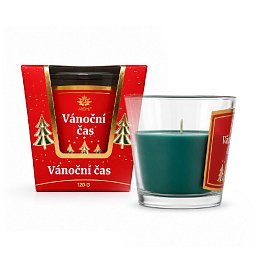 Obrázek pro produkt Sviečka Vianočný čas 120g