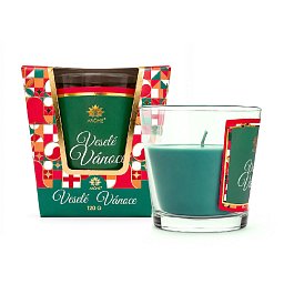 Obrázek pro produkt Sviečka Veselé Vianoce 120g