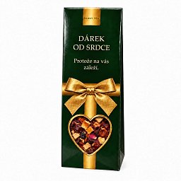 Obrázek pro produkt Darček zo srdca Mašlička zlatá