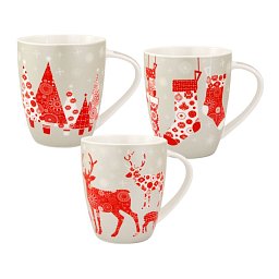 Obrázek pro produkt Hrnček Christmas 0,3l porcelán