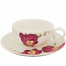 Obrázek pro produkt Šálka s podšálkou Liliana 0,15l porcelán