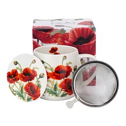 Obrázek pro produkt Hrnček byl. Poppies 0,43l porcelán