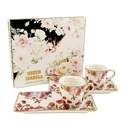 Obrázek pro produkt Set pre dvoch Rosas 0,08l porcelán