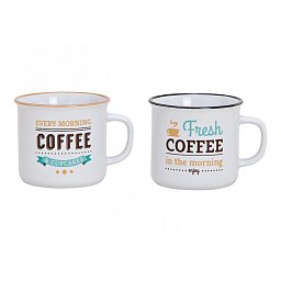 Obrázek pro produkt Hrnček Coffe 9x8x7cm porcelán