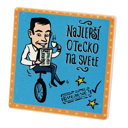 Obrázek pro produkt Dekorácia magnetka Naj Otecko 6x6cm