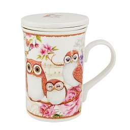 Obrázek pro produkt Hrnček byl. Owls 0,3l porcelán