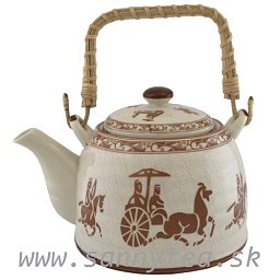 Obrázek pro produkt Čajník Santai hnedý 0,8l porcelán