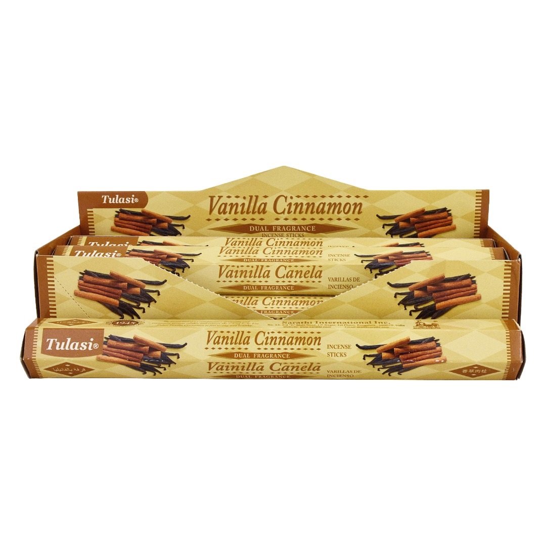 Vonné tyčinky Vanilla Cinnamon 20ks Obrázek produktu Vonné tyčinky Vanilla Cinnamon 20ks