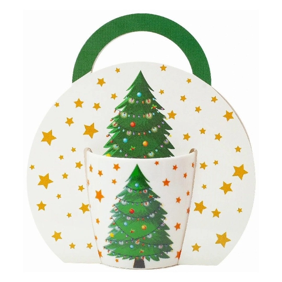 Hrnček Stromček 0,3l porcelán Obrázek produktu Hrnček Stromček 0,3l porcelán