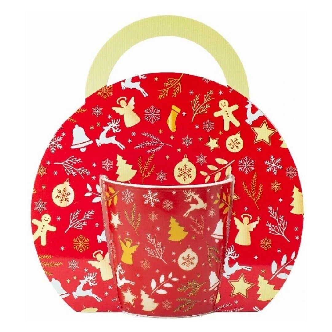 Hrnček Vianočné motívy 0,3l porcelán Obrázek produktu Hrnček Vianočné motívy 0,3l porcelán