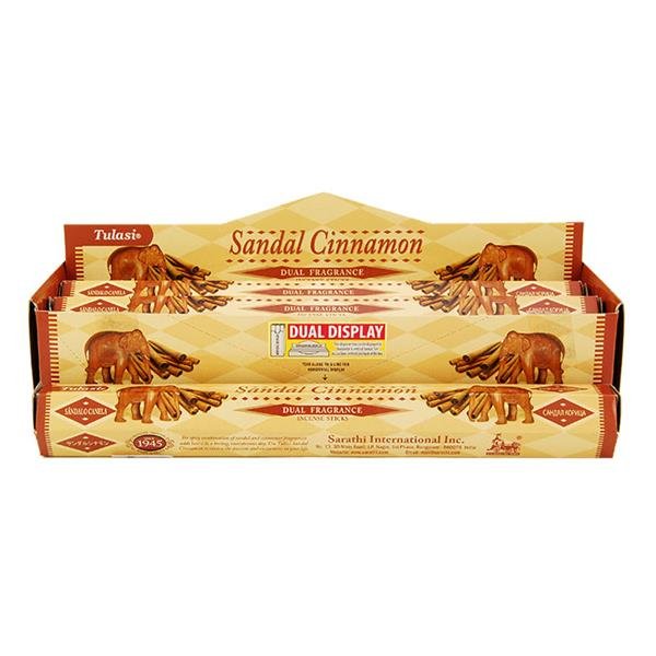 Vonné tyčinky Sandal Cinnamon 20ks Obrázek produktu Vonné tyčinky Sandal Cinnamon 20ks